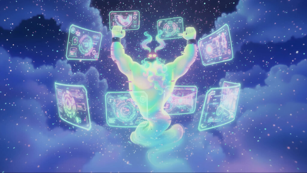 Gen AI image for representation of "Your wish is my command"