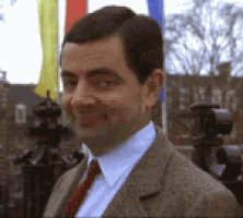 Mr bean acting funny